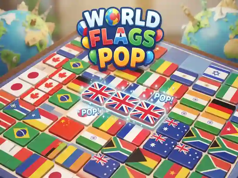 Spiel World Flags Pop Online