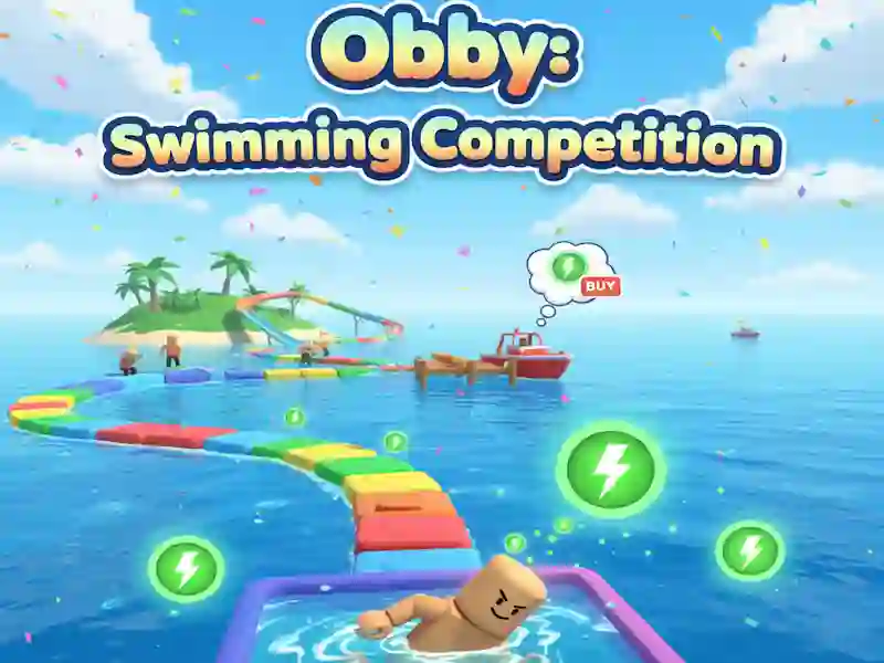 Spiel Obby: Schwimmwettbewerb Online
