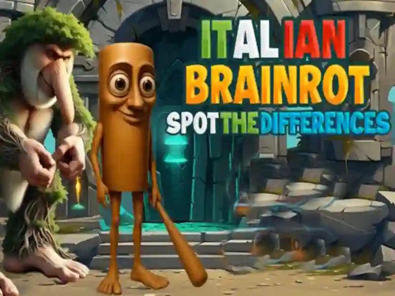 Spiel Italienische Brainrot erkennen die Unterschiede Online