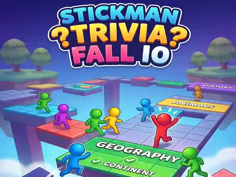 Spiel Stickman Trivia Fall IO Online