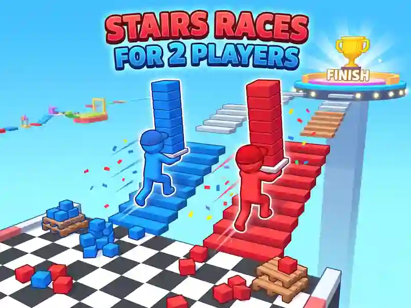 Spiel Stairs Races For 2 Players Online