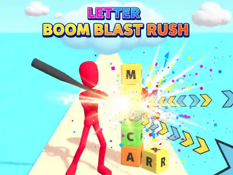 Spiel Letter Boom Blast Rush Online