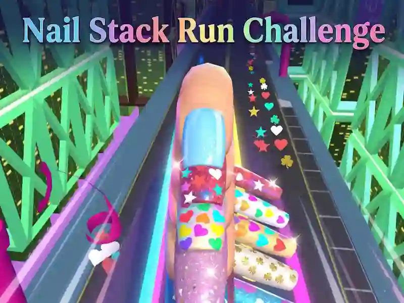 Spiel Nail Stack Run Challenge Online