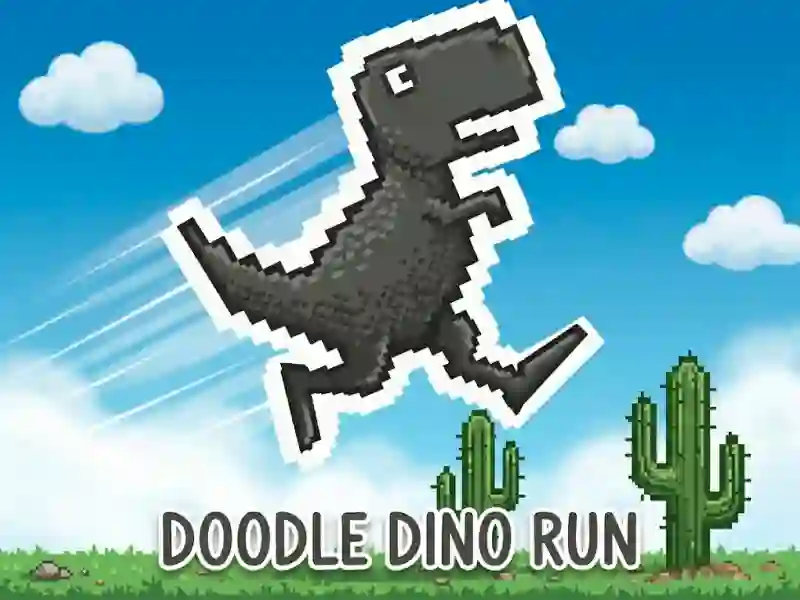 Spiel Doodle Dino Run Online