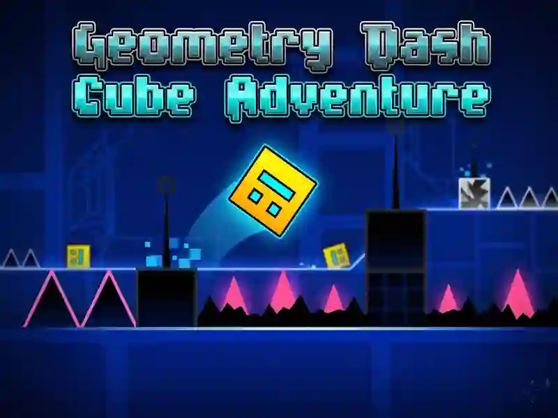 Spiel Geometrie-Dash-Cube-Abenteuer Online