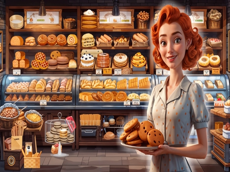 Spiel Versteckte Objekte Bäckerei Online