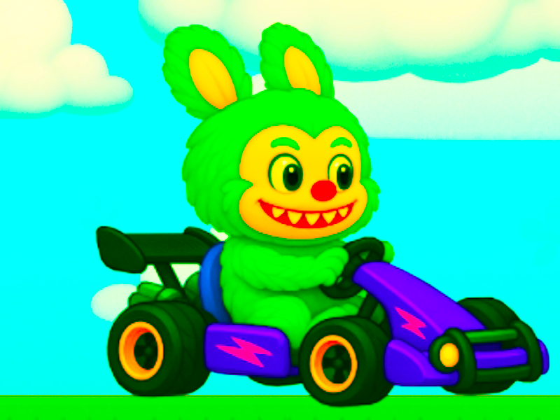 Spiel Labubu Gokart Online