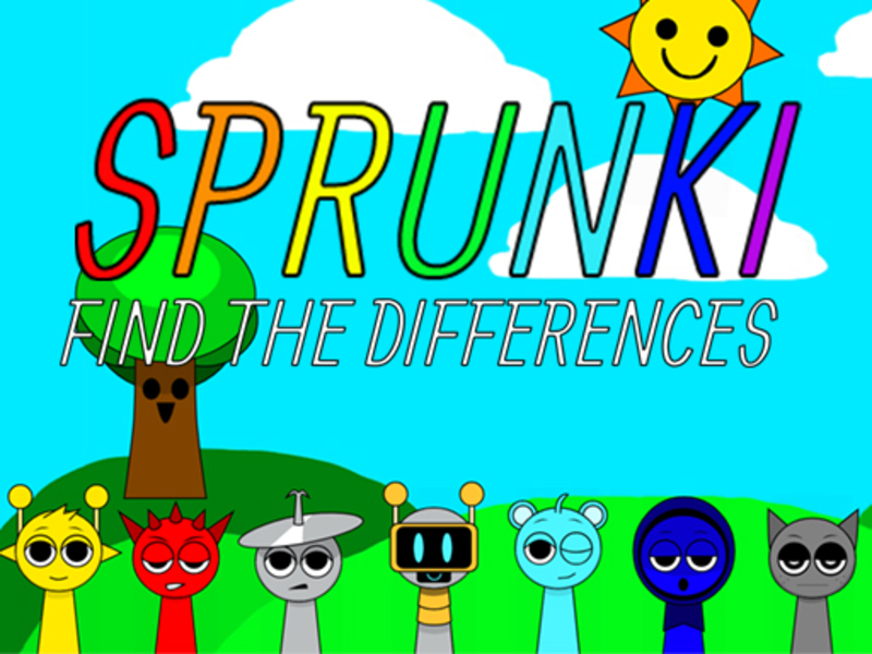 Spiel Sprunki finden die Unterschiede Online