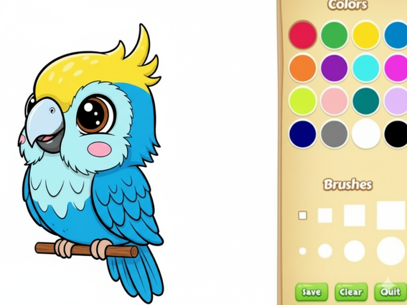 Spiel Kawaii Tier Malbuchbuch Online