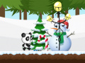 Spiel Weihnachts-Panda-Lauf Online