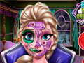 Spiel Elsas Gruselige Halloween-Make-up Online
