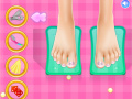 Spiel Glamouröses Pedikür der Eisprinzessin Online