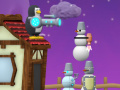 Spiel Pinguin gegen Schneemänner Online