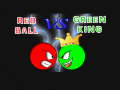 Spiel Roter Ball gegen Grünen König Online