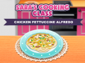 Spiel Saras Kochkurs: Hähnchen-Fettuccine Alfredo Online
