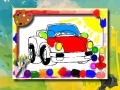 Spiel Malbuch mit Cartoon-Autos Online