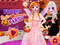 Spiel Halloween-Party der Gefrorenen Schwestern Online