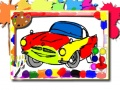 Spiel Rennwagen Malbuch Online
