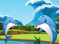 Spiel Delfin Würfelrennen Online