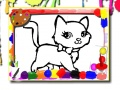 Spiel Süße Katzen Ausmalen Online