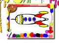 Spiel Raketen Malbuch Online