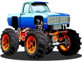Spiel Monster Truck Puzzle Online