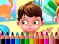 Spiel Zurück zur Schule: Malbuch für Babys Online