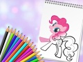Spiel Süßes Pony Malbuch Online