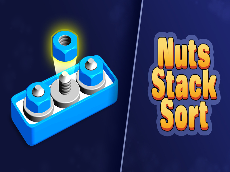 Spiel Muttern Stapel Sortierung: Muttern & Bolzen Online