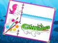 Spiel Malbuch der Meereskreaturen Online