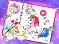 Spiel Fabelhaftes süßes Einhorn-Malbuch Online