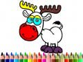 Spiel Zurück zur Schule: Malbuch über Rehe Online