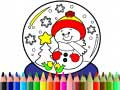 Spiel Zurück zur Schule: Weihnachtsmalbuch Online