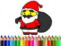 Spiel Zurück zur Schule: Weihnachtsmann Ausmalen Online