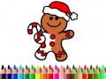 Spiel Zurück zur Schule: Weihnachtsplätzchen Ausmalen Online