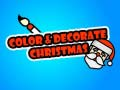 Spiel Färben und Dekorieren zu Weihnachten Online