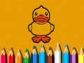 Spiel Zurück zur Schule: Enten Malbuch Online