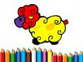 Spiel Baby-Schaf Ausmalen Online