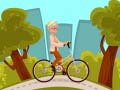 Spiel Fröhliches Fahrradfahren Puzzle Online