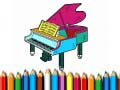 Spiel Zurück zur Schule: Klavier Malbuch Online