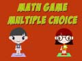Spiel Mathematikspiel mit Mehrfachauswahl Online