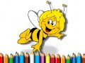 Spiel Zurück zur Schule: Bienenmalbuch Online