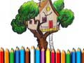 Spiel Malbuch Baumhaus Online