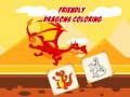 Spiel Freundliche Drachen Ausmalen Online