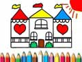 Spiel Ausmalbuch Puppenhaus Online