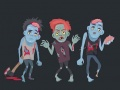 Spiel Zombies und Skelette Ausmalen Online