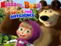 Spiel Mascha und der Bär: Finde die Unterschiede Online