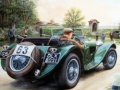 Spiel Gemälde von Oldtimer-Autos Puzzle Online