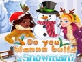Spiel Willst du einen Schneemann bauen? Online