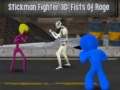 Spiel Stickman Kämpfer 3D: Fäuste der Wut Online
